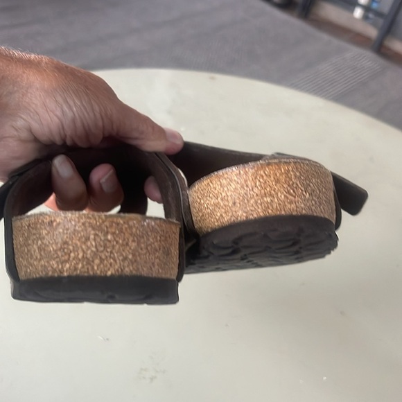 Birkenstock Bronze Metallic Thong Sandals size 39 - Picture 7 of 10